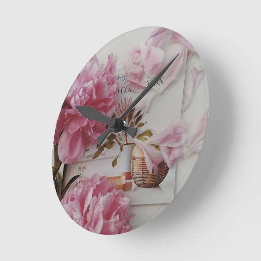 Reloj de Pared Redondo Acrílico sin Tictac ラウンド壁時計 (傾斜)