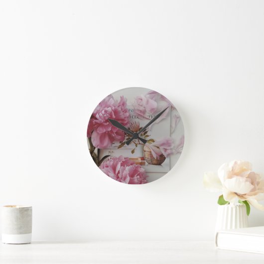 Reloj de Pared Redondo Acrílico sin Tictac ラウンド壁時計 (ホーム)