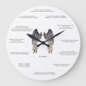 Reloj de pared Salmo 91 ラージ壁時計 (正面)