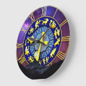 Reloj de pared signos del zodiaco ラージ壁時計 (傾斜)