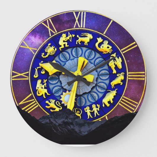 Reloj de pared signos del zodiaco ラージ壁時計 (正面)