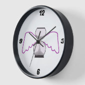 reloj del tiempo que vuela 壁時計 (傾斜)