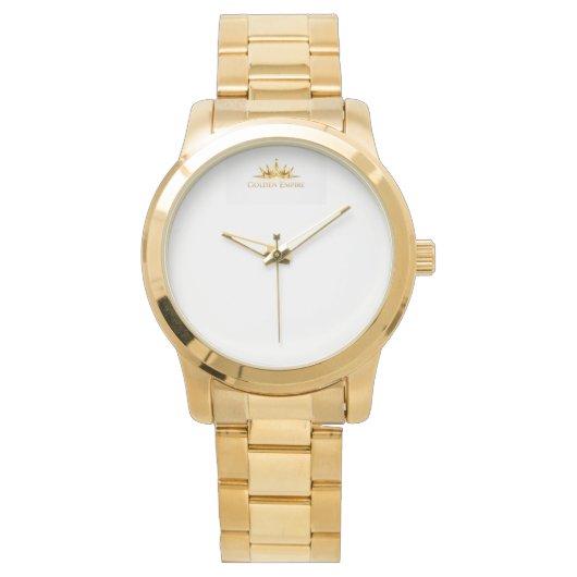 reloj dorado personalizado 腕時計 (正面)