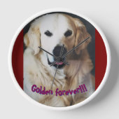 Reloj "Golden forever" 壁時計 (正面)