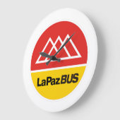 Reloj La Paz bus ラージ壁時計 (傾斜)