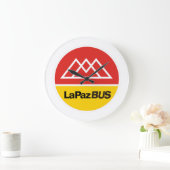 Reloj La Paz bus ラージ壁時計 (ホーム)