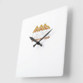 Reloj La Paz ciudad del cielo スクエア壁時計 (傾斜)