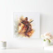 reloj MudMxx スクエア壁時計 (ホーム)