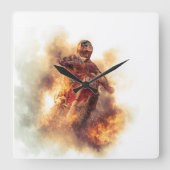 reloj MudMxx スクエア壁時計 (正面)