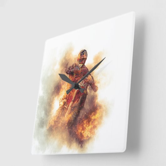 reloj MudMxx スクエア壁時計 (傾斜)