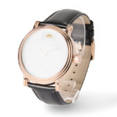 Reloj personalizado pulsera de piel 腕時計 (傾斜)