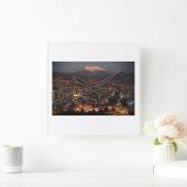 Reloj recuerdo de La Paz Bolivia スクエア壁時計 (ホーム)