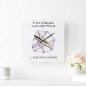 Reloj Tensegridad スクエア壁時計 (ホーム)