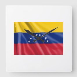 Reloj Venezuela スクエア壁時計