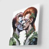 Relojes de pared, Hombres Parejas スクエア壁時計 (傾斜)