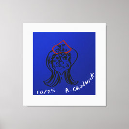 Reluctant Queen Animation Stretched Canvas キャンバスプリント