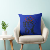 Reluctant Queen Animation Throw Pillow クッション (椅子)