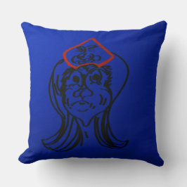 Reluctant Queen Animation Throw Pillow クッション