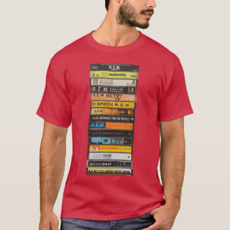 REM カセットテープ ヴィンテージ少年 Tシャツ