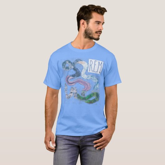 REM 80s Distressed gift Tシャツ (正面フル)
