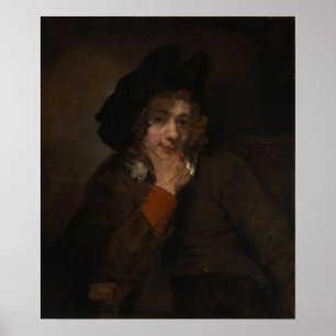 Rembrandt - Artist's Son Titus 1660 ポスター