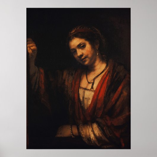 Rembrandt - Hendrickje Stoffels ポスター (正面)