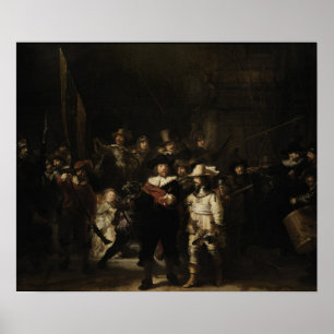 Rembrandt - Night Watch ポスター