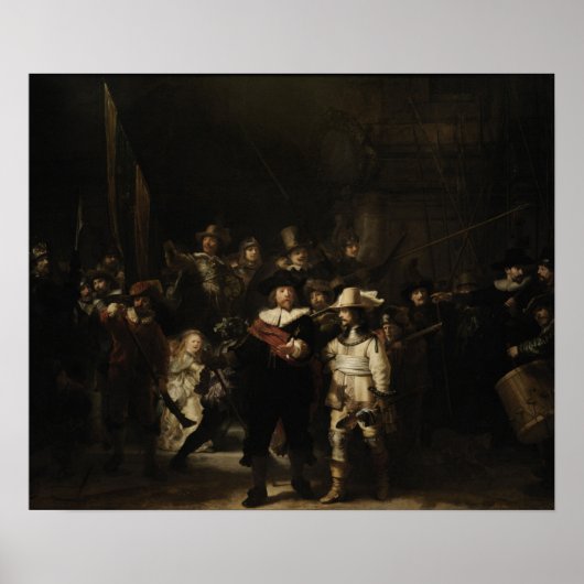 Rembrandt - Night Watch ポスター (正面)