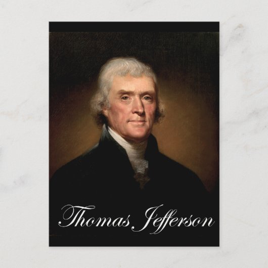 Rembrandt_Peale-Thomas_Jefferson 1 ポストカード (正面)