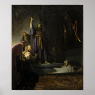 Rembrandt - Raising Of Lazarus ポスター