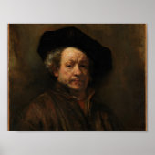 Rembrandt Self Portrait ポスター (正面)