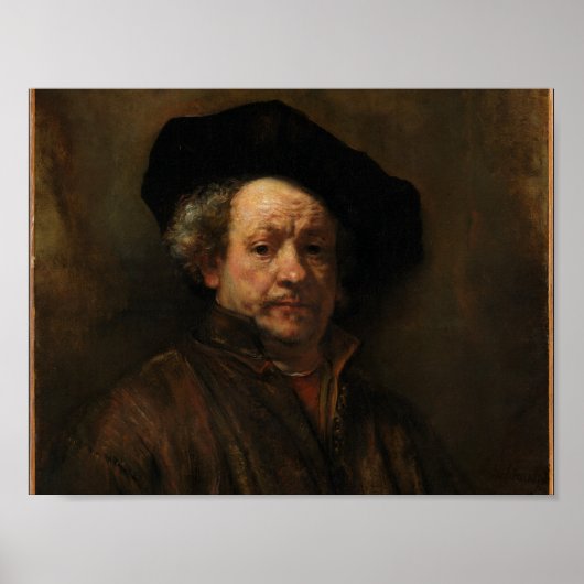 Rembrandt Self Portrait ポスター (正面)