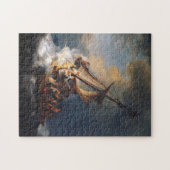 Rembrandt Storm Sea of Galilee Painting ジグソーパズル (横)