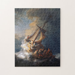 Rembrandt Storm Sea of Galilee Painting ジグソーパズル