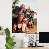 Rembrandt - The Baptism of the Eunuch, ポスター (ホームオフィス)