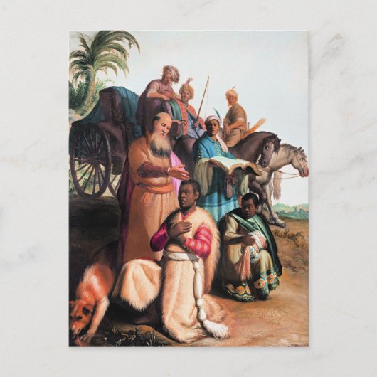 Rembrandt - The Baptism of the Eunuch, ポストカード (正面)