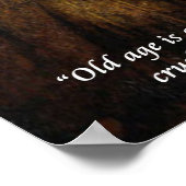 Rembrandt "The Jewish Bride" & Famous Quote Poster ポスター (角)