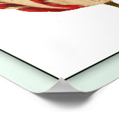 Rembrandt Tulip Pop Art Poster Print ポスター (角)