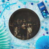 Rembrandt Van Rijn著夜警員 ペーパープレート (パーティー)