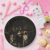 Rembrandt Van Rijn著夜警員 ペーパープレート (パーティー)