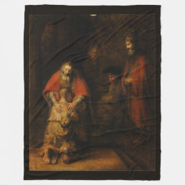 Rembrandt Van Rijn著放蕩な息子のリターン フリースブランケット