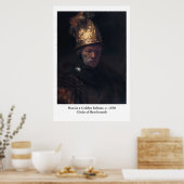 Rembrandt's Man in a Golden helmet ポスター (キッチン)