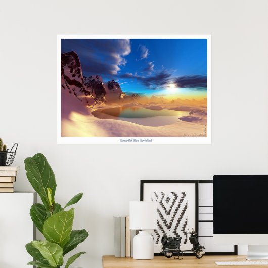 Remedial Blueの再訪問 ポスター (ホームオフィス)