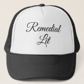 Remedial Lit Baseball Hat キャップ (正面)