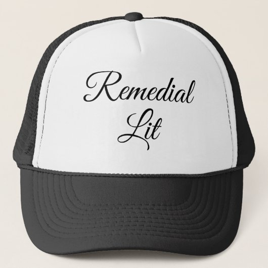 Remedial Lit Baseball Hat キャップ (正面)