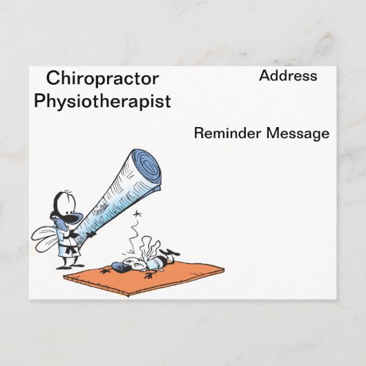 Remedial Services Reminder Cartoonカード ポストカード (正面)