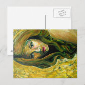 「Remedios la Bella」アクリル絵画ズ – はがき (正面/裏面)