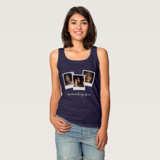 #remember自分の名前と写真のtシャツを追加 tシャツ (正面フル)