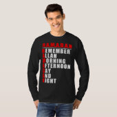 Remember Allah Ramadan Kareem Ramadan Mubarak Mo Tシャツ (正面フル)