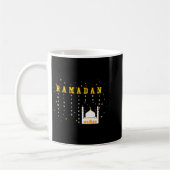 Remember Allah Ramadan Mubarak Kareem  コーヒーマグカップ (左)
